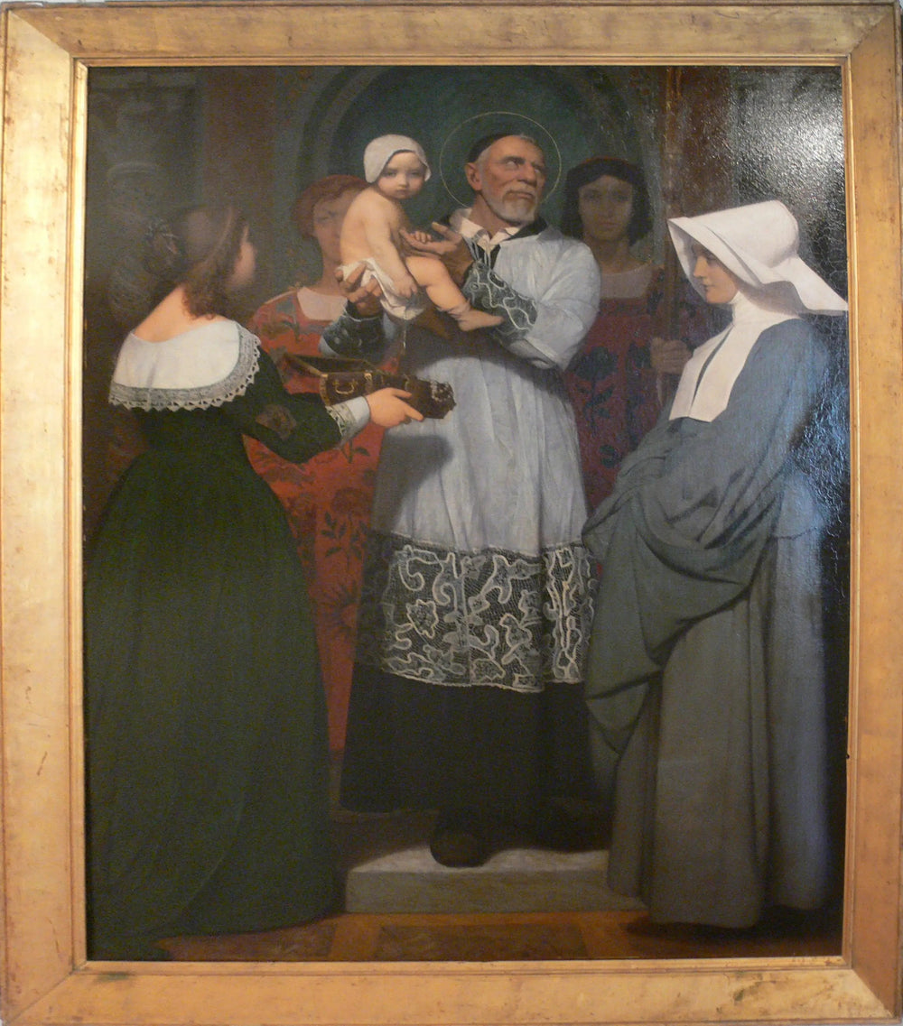 Saint Vincent de Paul - Jean-Léon Gérôme image 1 copie peinte à la main à l’huile