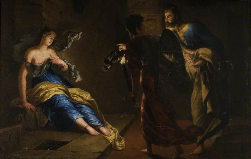 Sainte Agathe helbredet av Saint Pierre - Gerrit van Honthorst