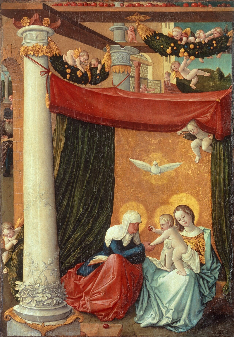 Den hellige Anne trinitatis - Hans Baldung Grien