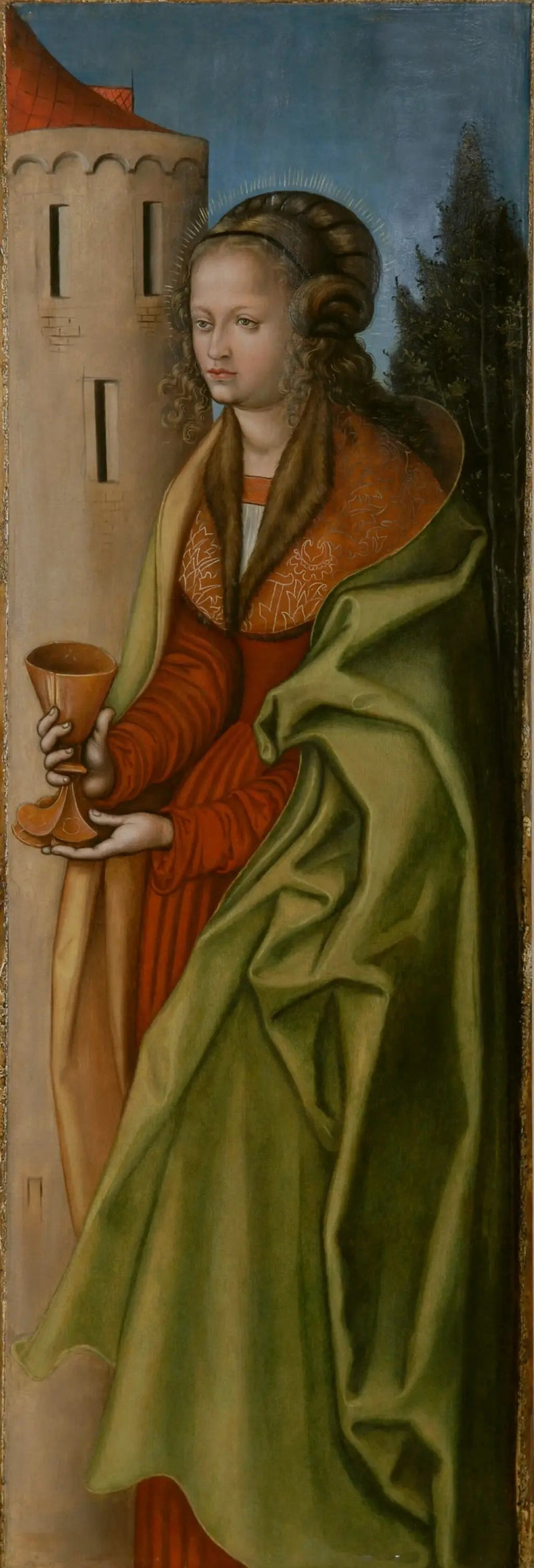Sainte Barbe - Lucas Cranach den eldre