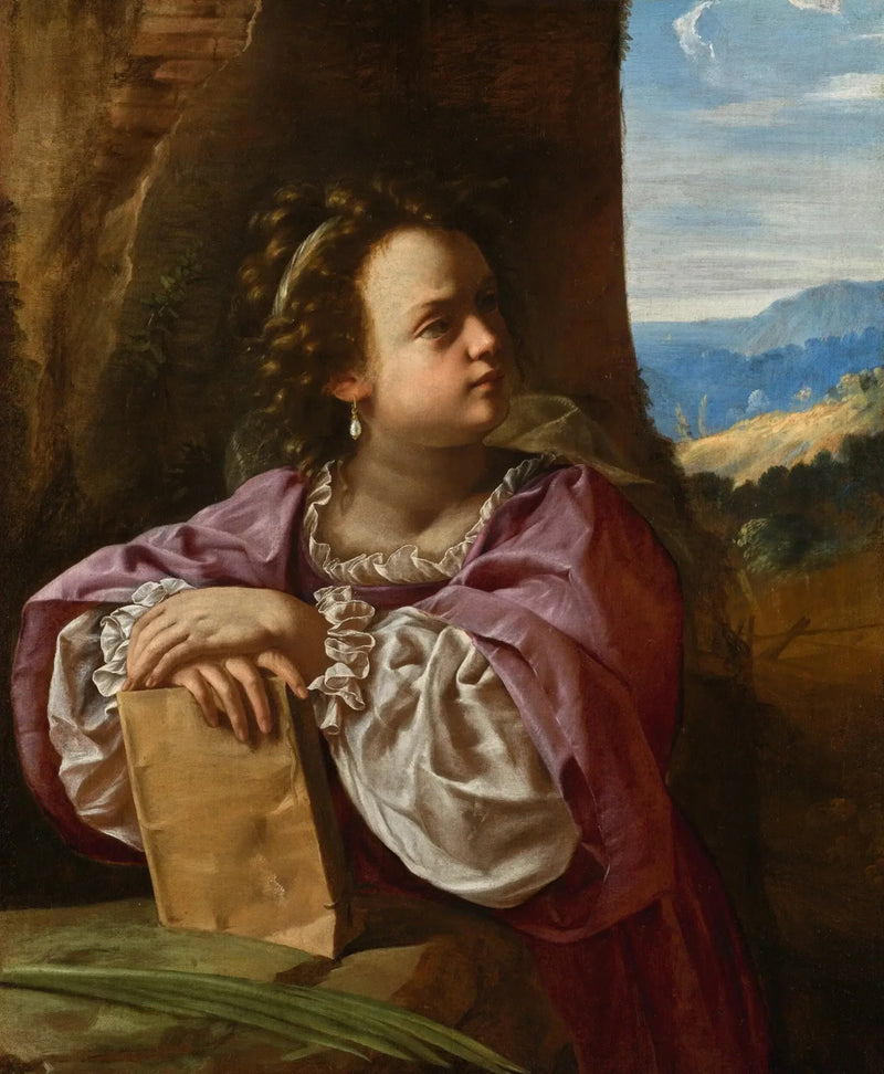 Sankt Katarina av Alexandria - Artemisia Gentileschi