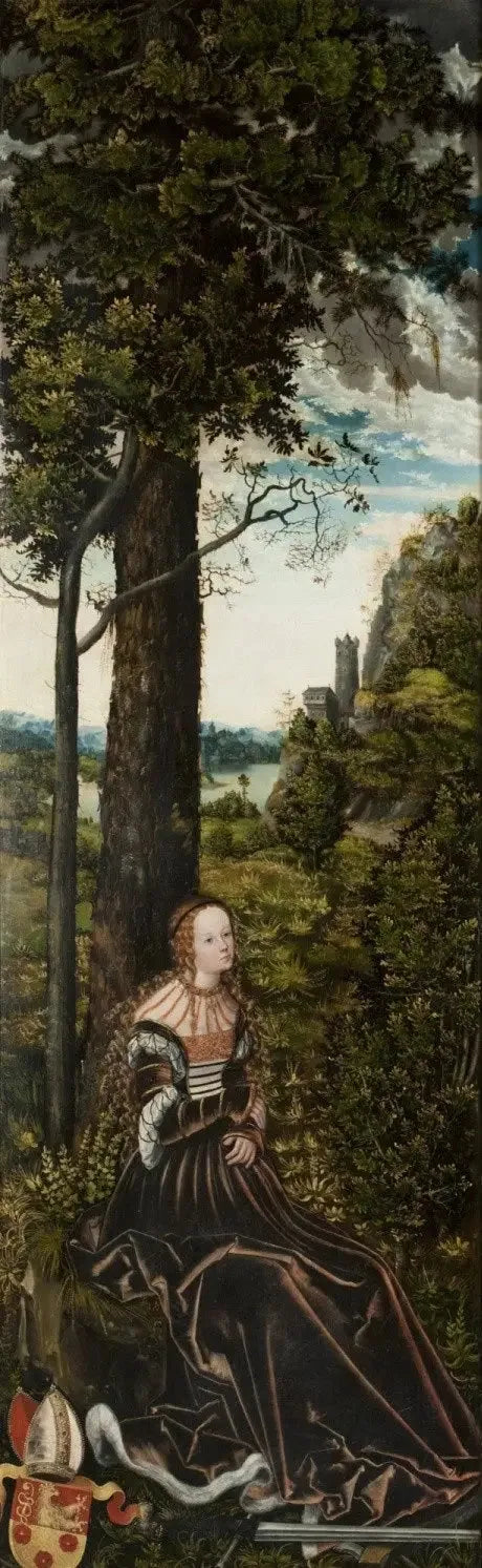 Sainte Catherine - Lucas Cranach den eldre