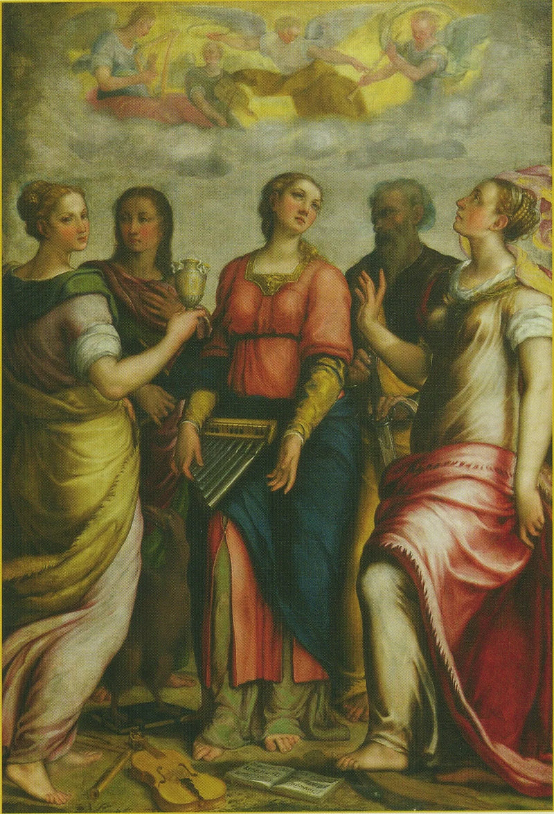Sainte Cécile og Saint - Federico Barroci