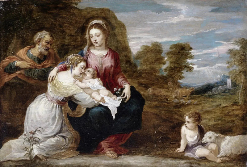Den hellige familie med den hellige Elisabeth og den hellige Johannes-barnet - David Teniers den Yngre

Source:
Sainte Famille avec sainte Élisabeth et saint Jean enfant - David Teniers le Jeune