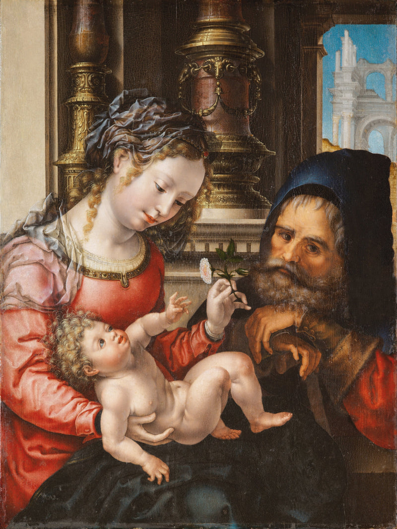 Den hellige familie - Jan Gossaert