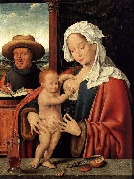 Den hellige familie - Joos van Cleve