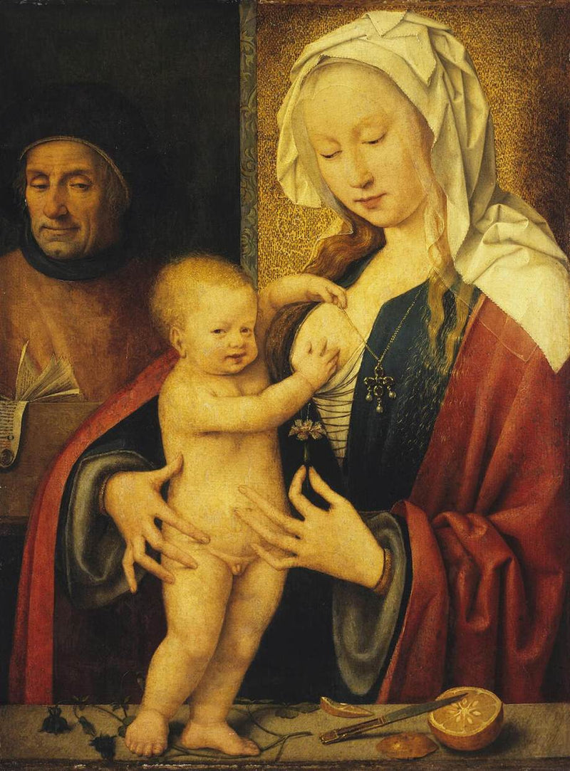 Den hellige familie - Joos van Cleve