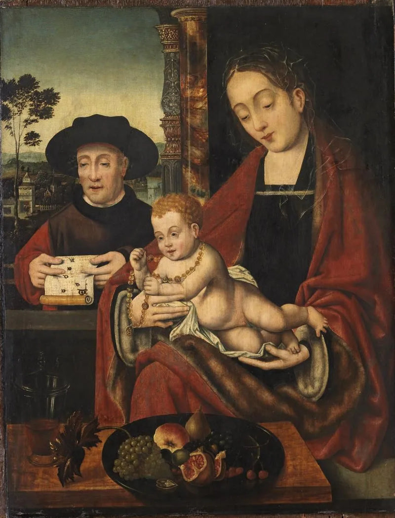 Den hellige familie - Joos van Cleve