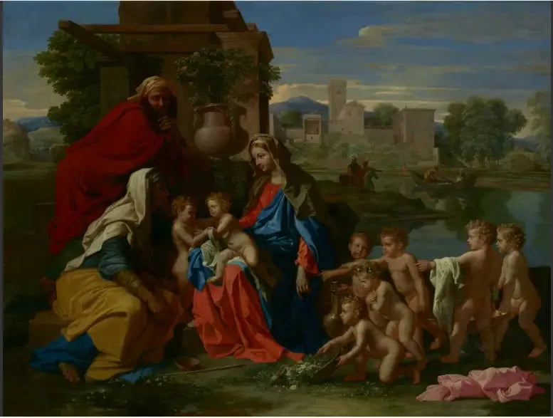 Den hellige familie - Nicolas Poussin