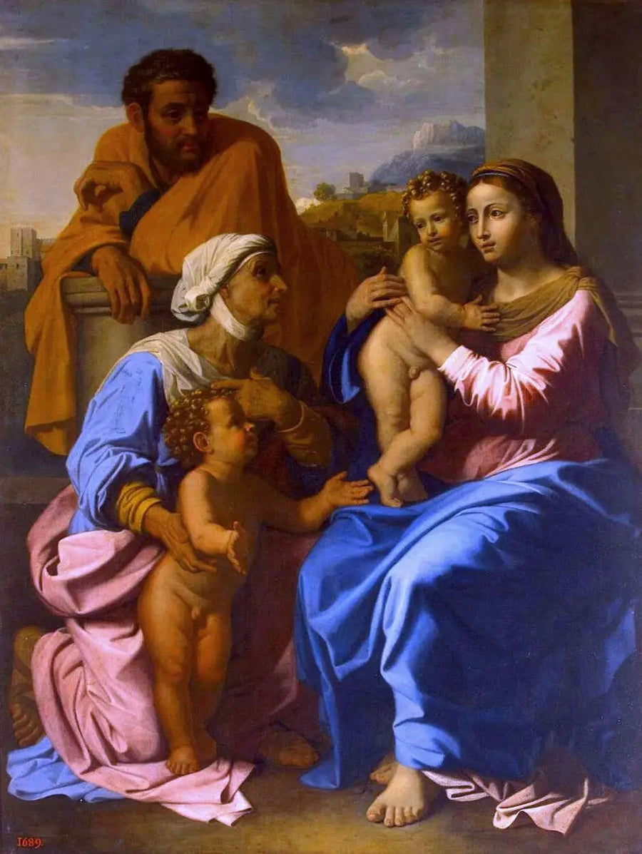 Den hellige familie - Nicolas Poussin