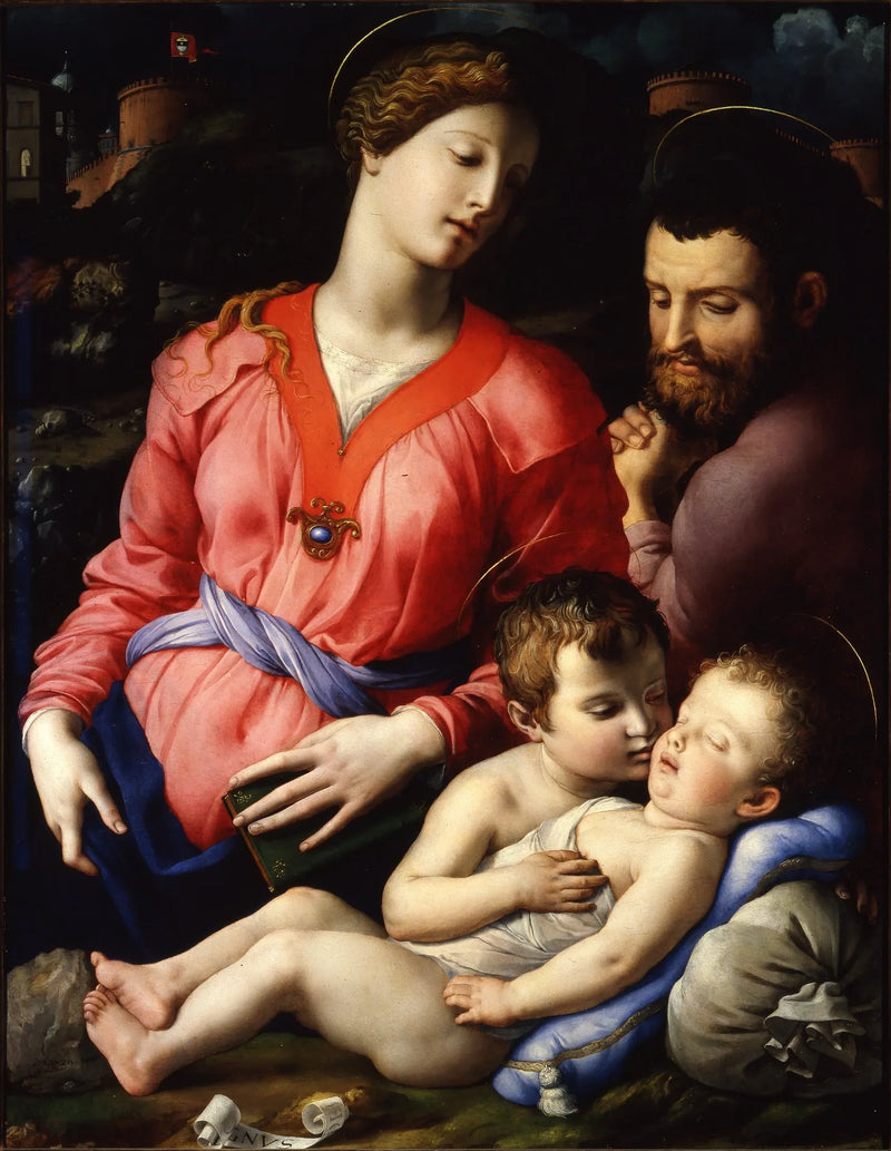 Den hellige familie Panciatichi - Bronzino