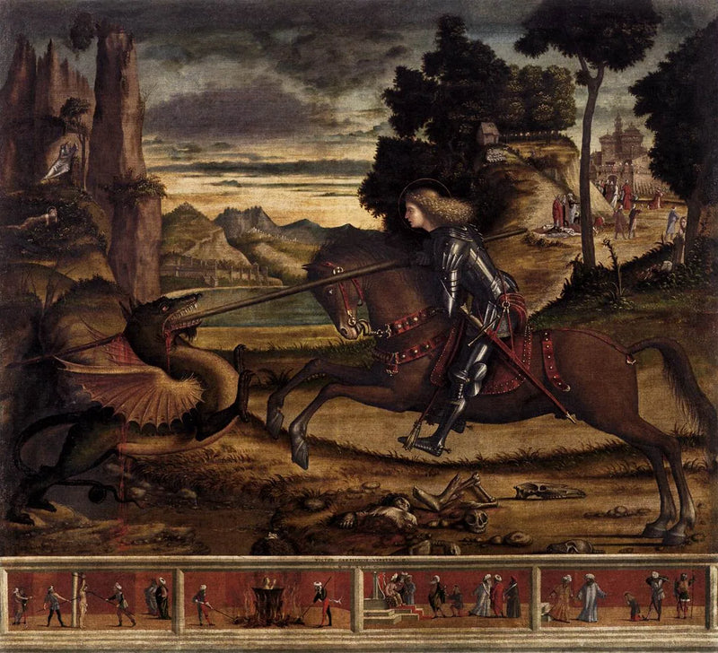 Sankt Georg dreper dragen - Vittore Carpaccio