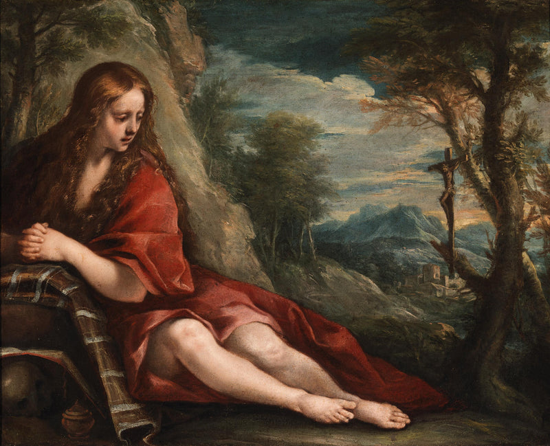 Sainte Marie-Madeleine i ørkenen - Annibale Carracci