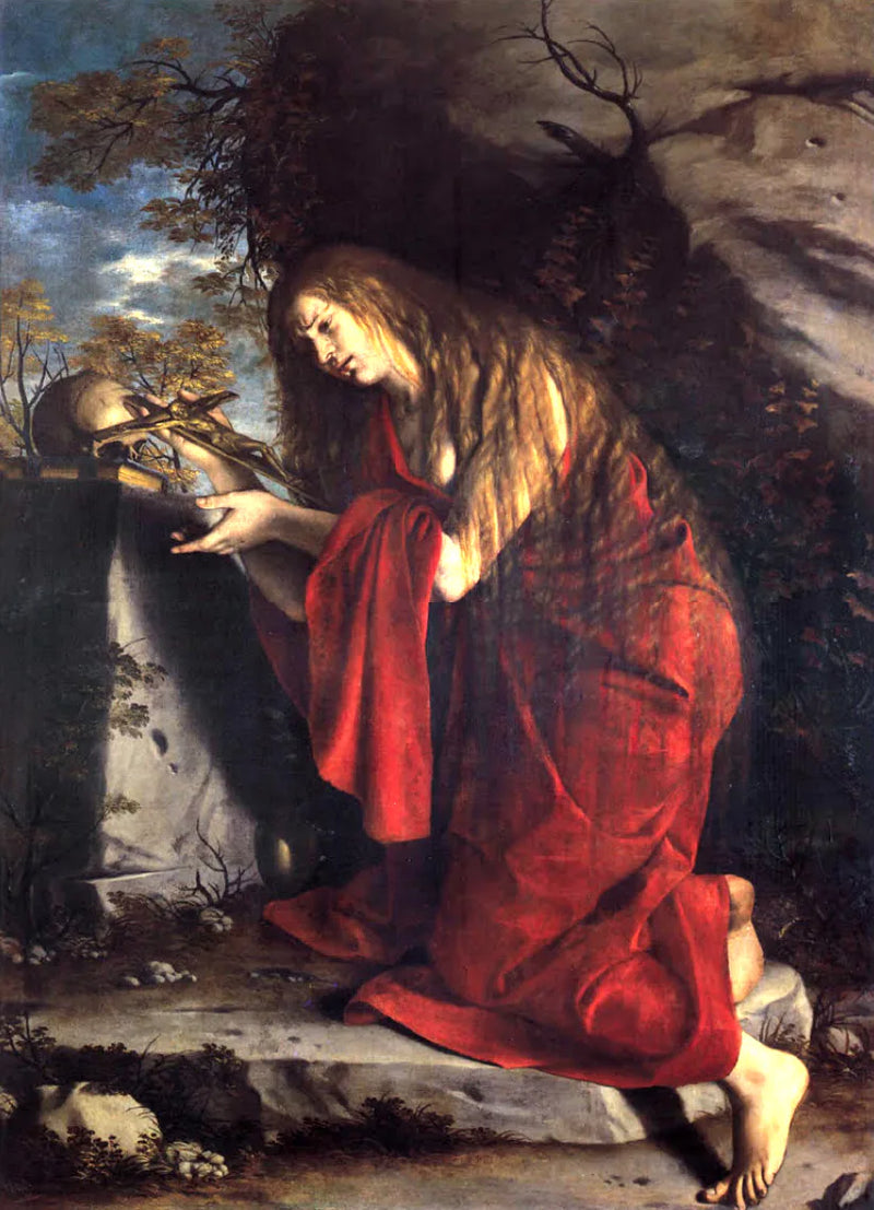 Sankta Maria Magdalena i bot, - Orazio Gentileschi