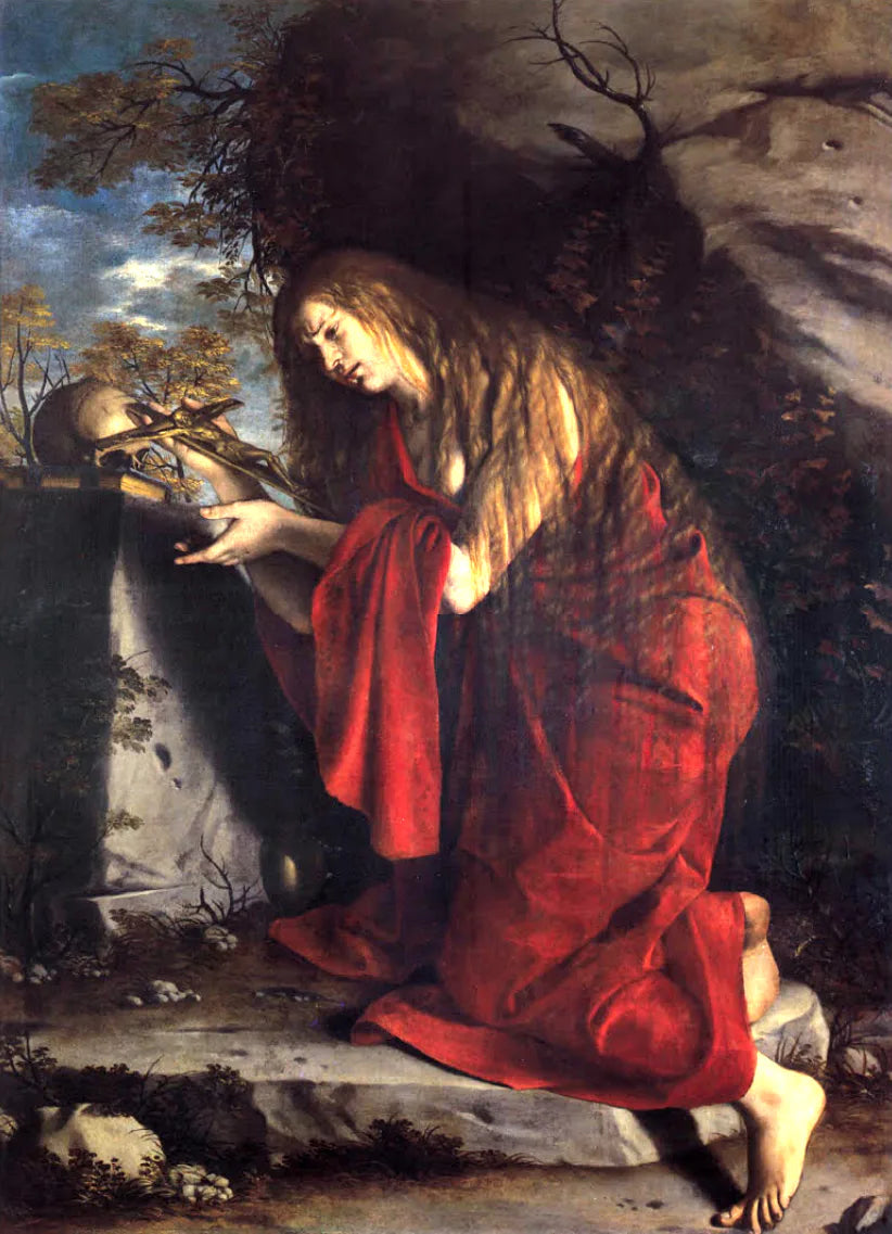 Sankta Maria Magdalena i bot, - Orazio Gentileschi