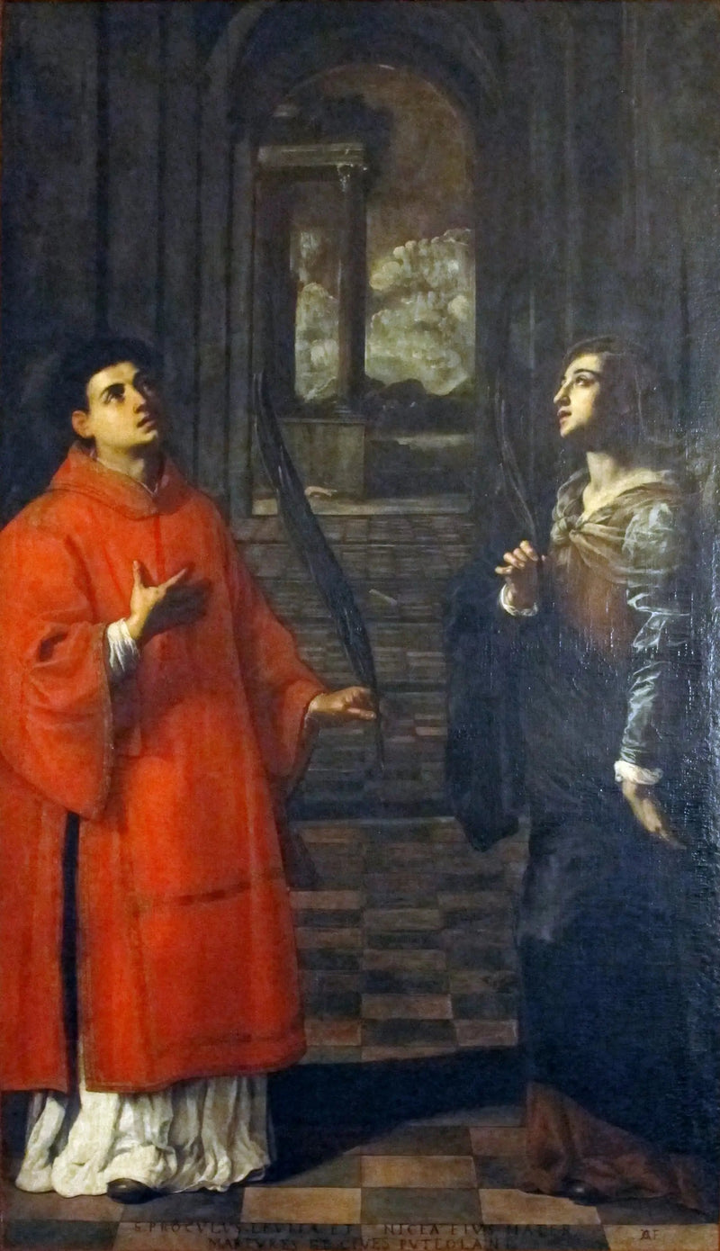 Sainte Procule de Pouzzoles og hennes mor av Santa Nicée - Artemisia Gentileschi