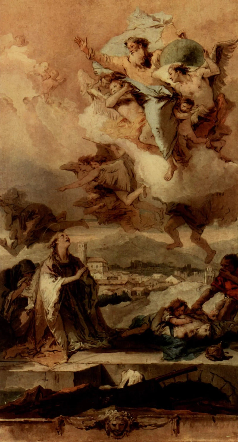 Sainte Thècle ber for pestilensene - Giovanni Battista Tiepolo