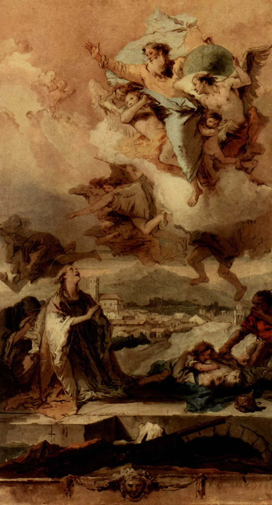 Sainte Thècle ber for pestilensene - Giovanni Battista Tiepolo