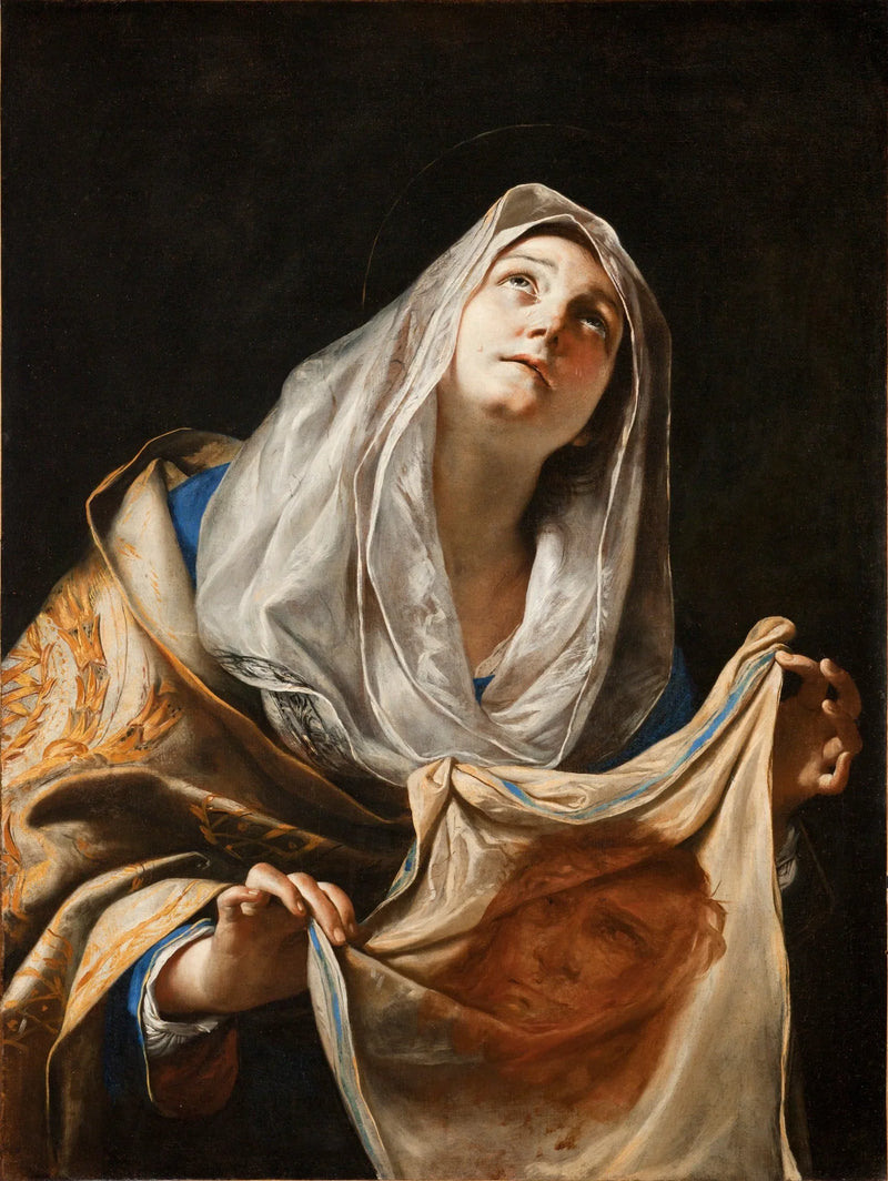 Sainte Véronique leier sitt slør - Mattia Preti