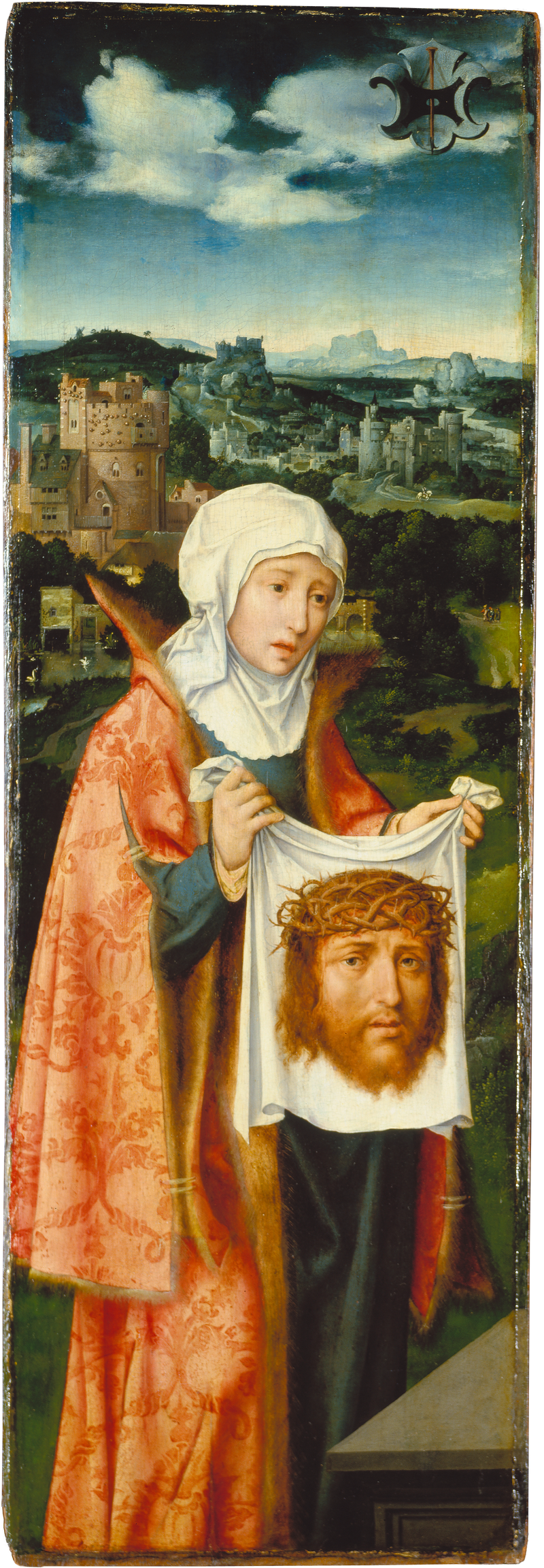 Sainte Véronique som viser det hellige slør - Joos van Cleve