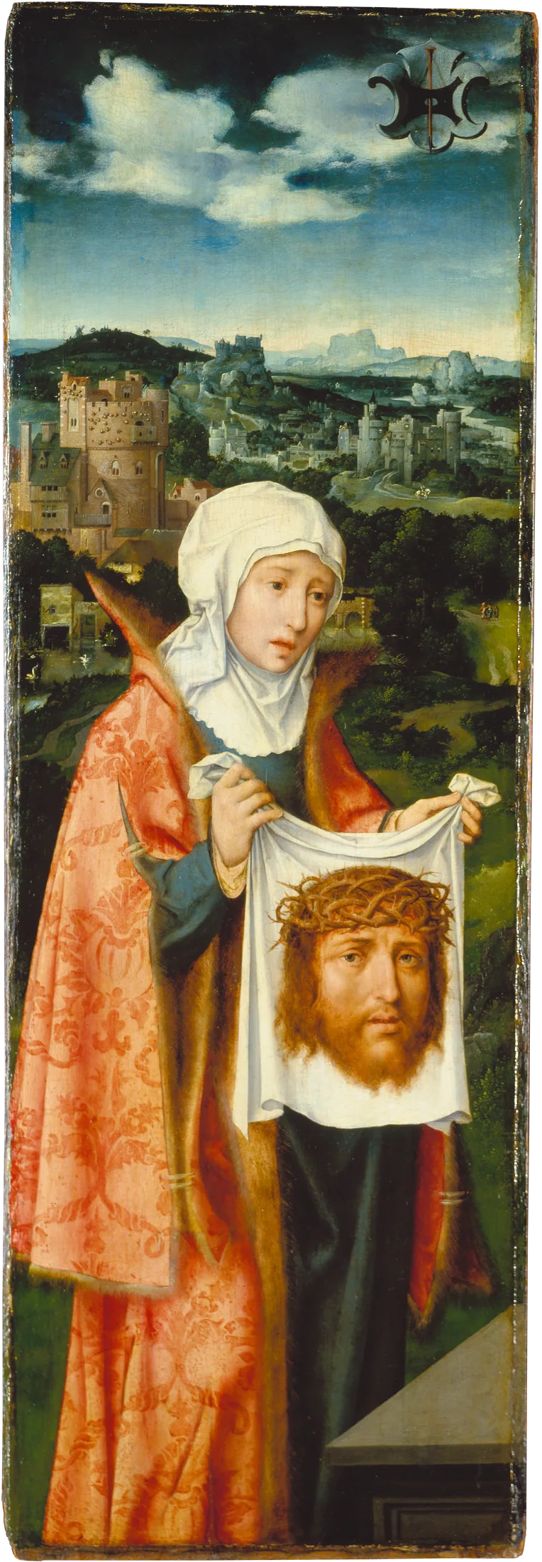 Sainte Véronique som viser det hellige slør - Joos van Cleve