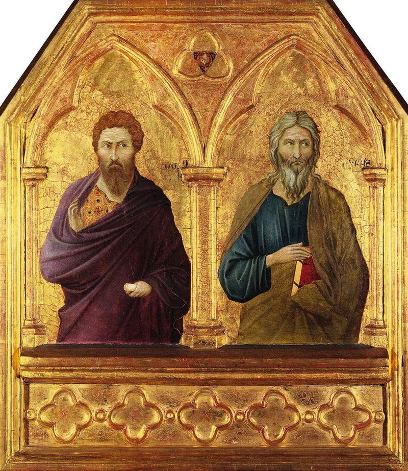 Saint Barthélemy og André - Ugolino di Nerio
