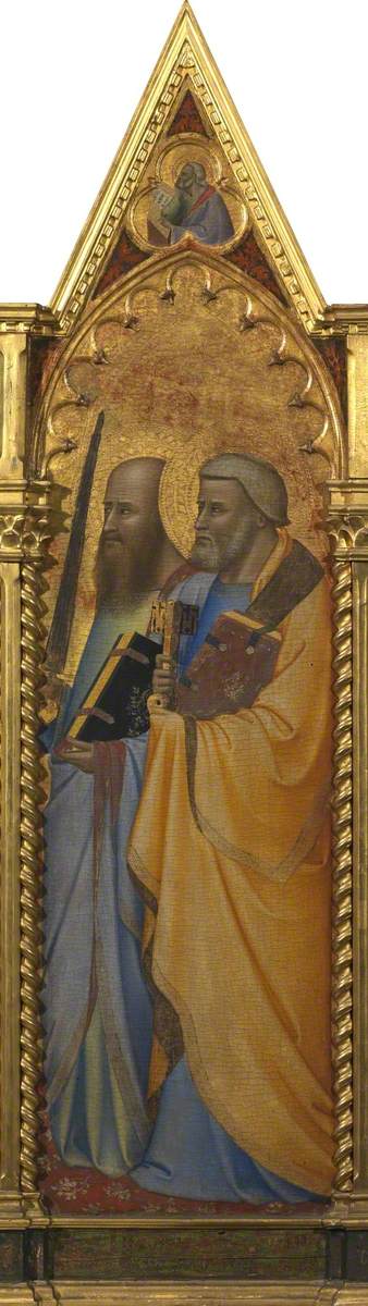 Saint Pierre og Paulus (polyptyk, panel 4 av 5) - Bernardo Daddi