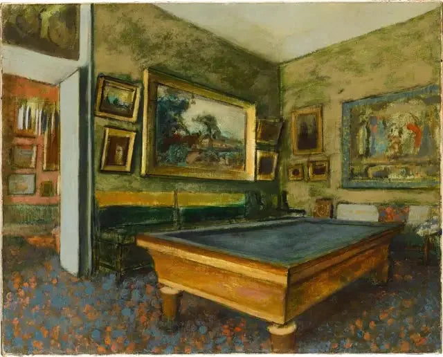 Billardsal - Edgar Degas