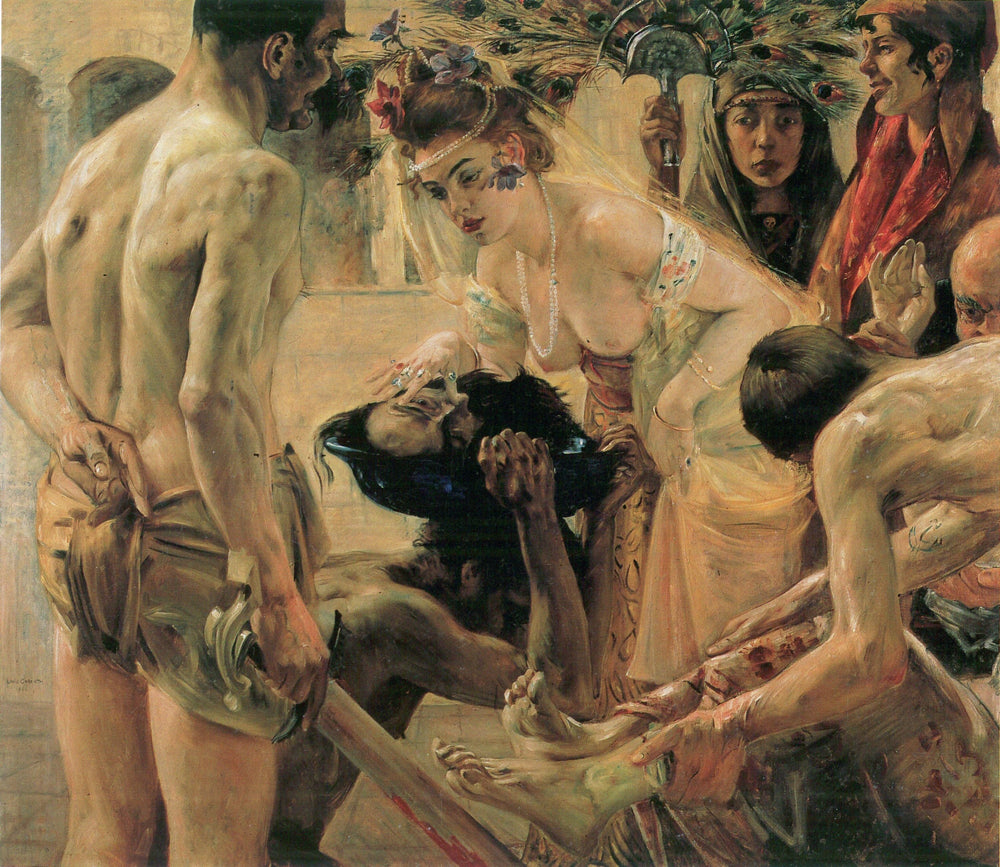 Salomé (2e version) - Lovis Corinth image 1 copie de tableau peinte à la main