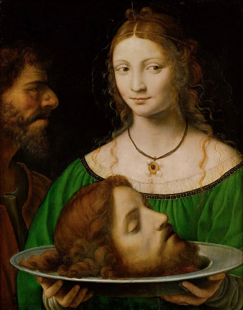 Salome med Johannes Døperens hode - Bernardino Luini