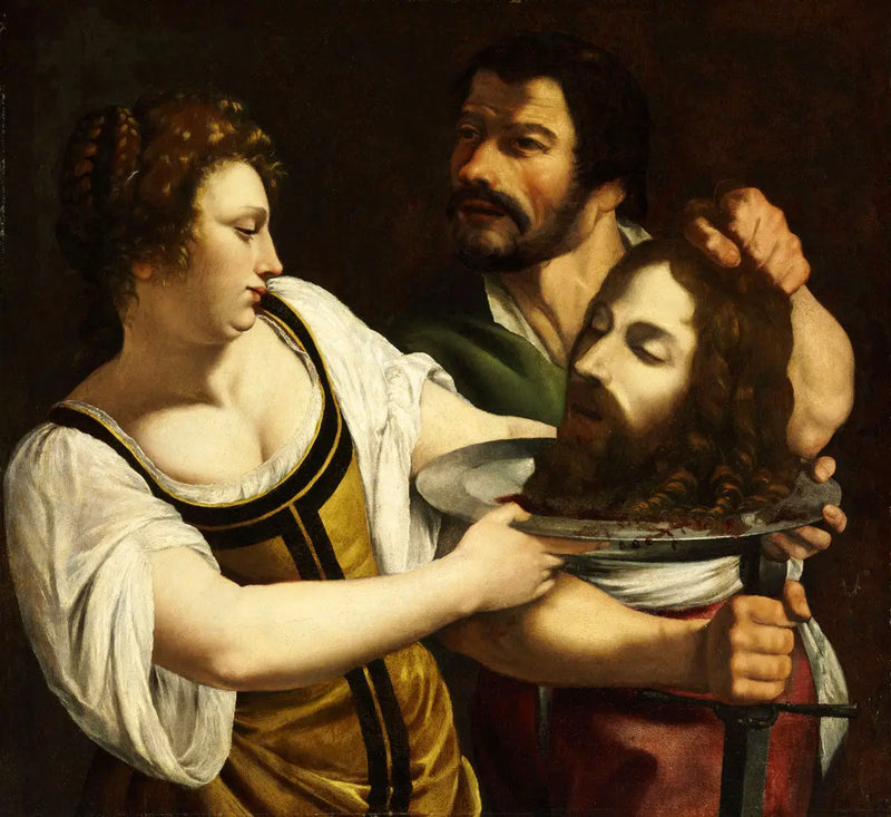 Salome med Johannes Døperens hode - Artemisia Gentileschi