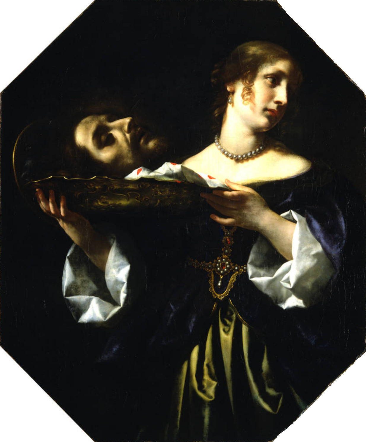 Salomé avec la tête de saint Jean-Baptiste - Carlo Dolci image 1 copie de tableau peinte à la main
