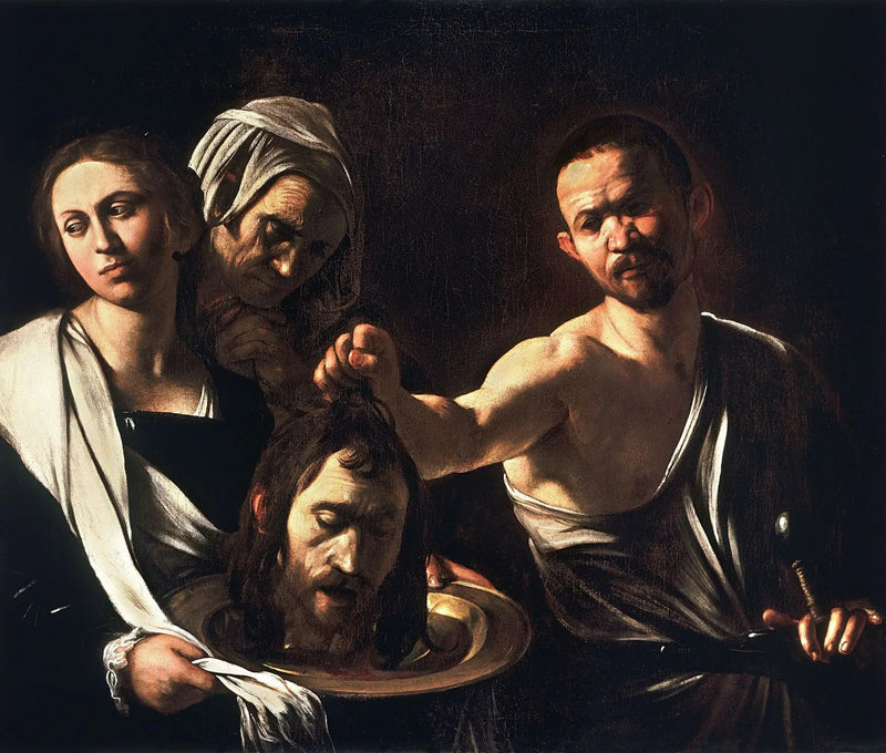 Salomé med hodet til helgen Johannes Døperen - Caravaggio