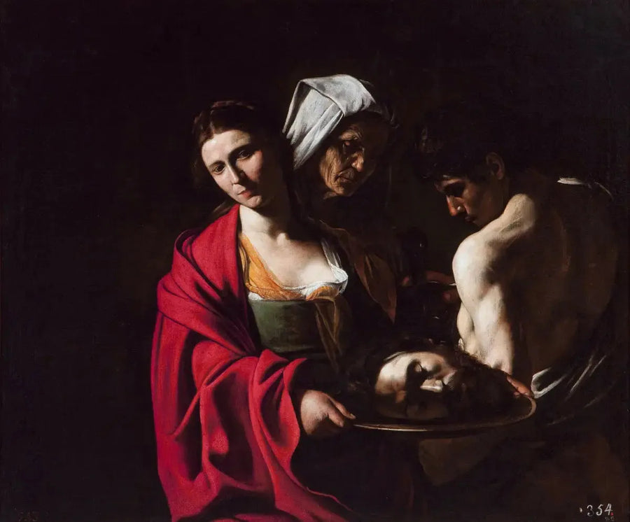 Salomé med hodet til helgen Johannes Døperen - Caravaggio