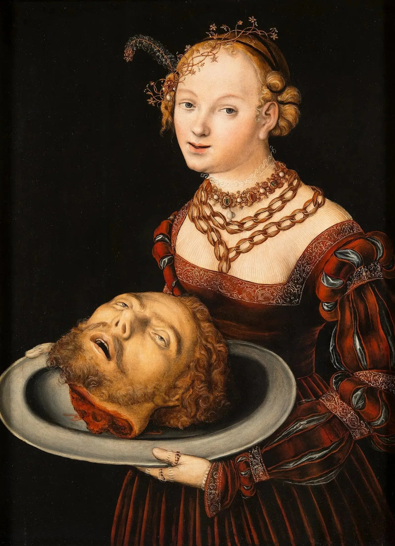 Salome med hodet til Johannes Døperen - Lucas Cranach den eldre