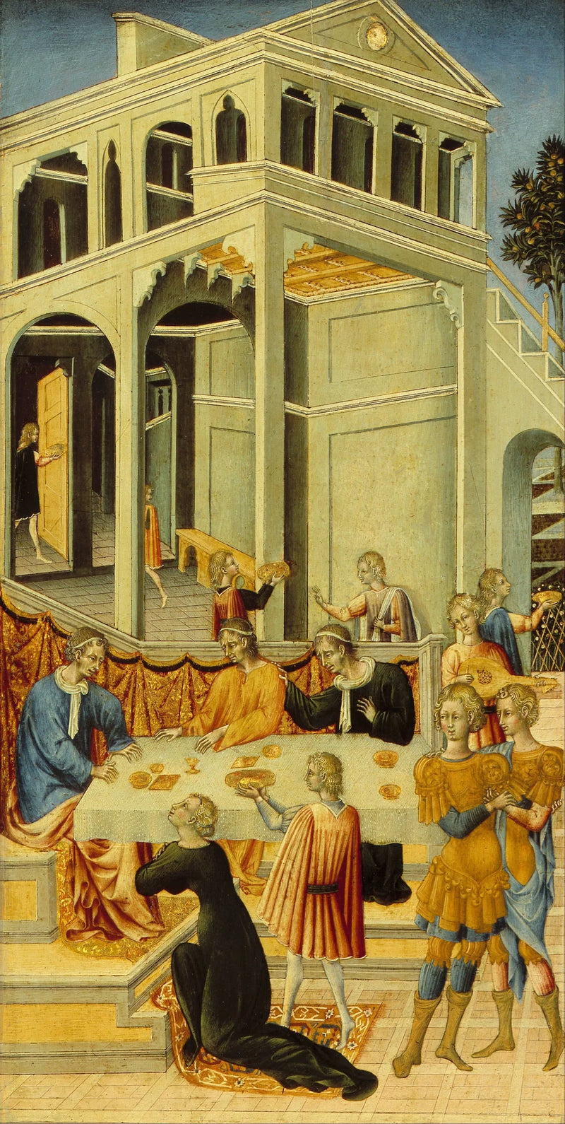 Salomé ber Hérode om hodet til Johannes Døperen - Giovanni di Paolo