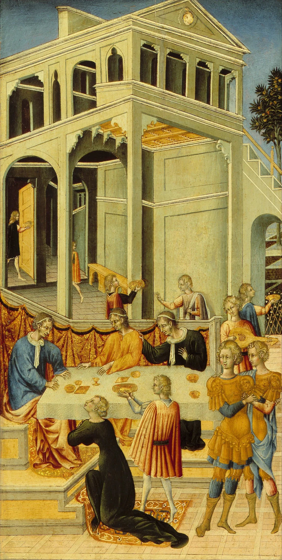 Salomé ber Hérode om hodet til Johannes Døperen - Giovanni di Paolo