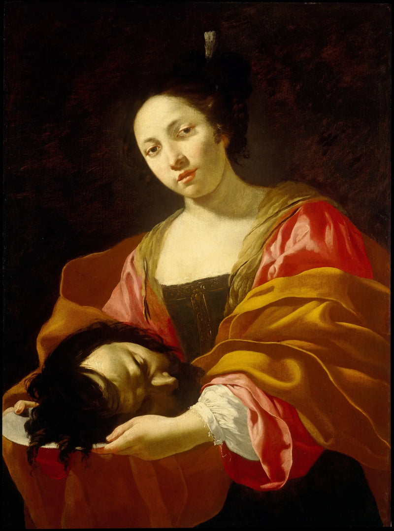 Salome og hodet til Johannes Døperen - Simon Vouet