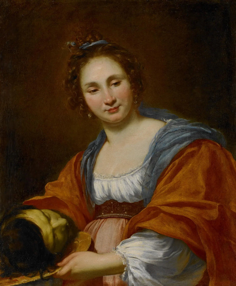 Salome mottar hodet til Johannes Døperen - Simon Vouet