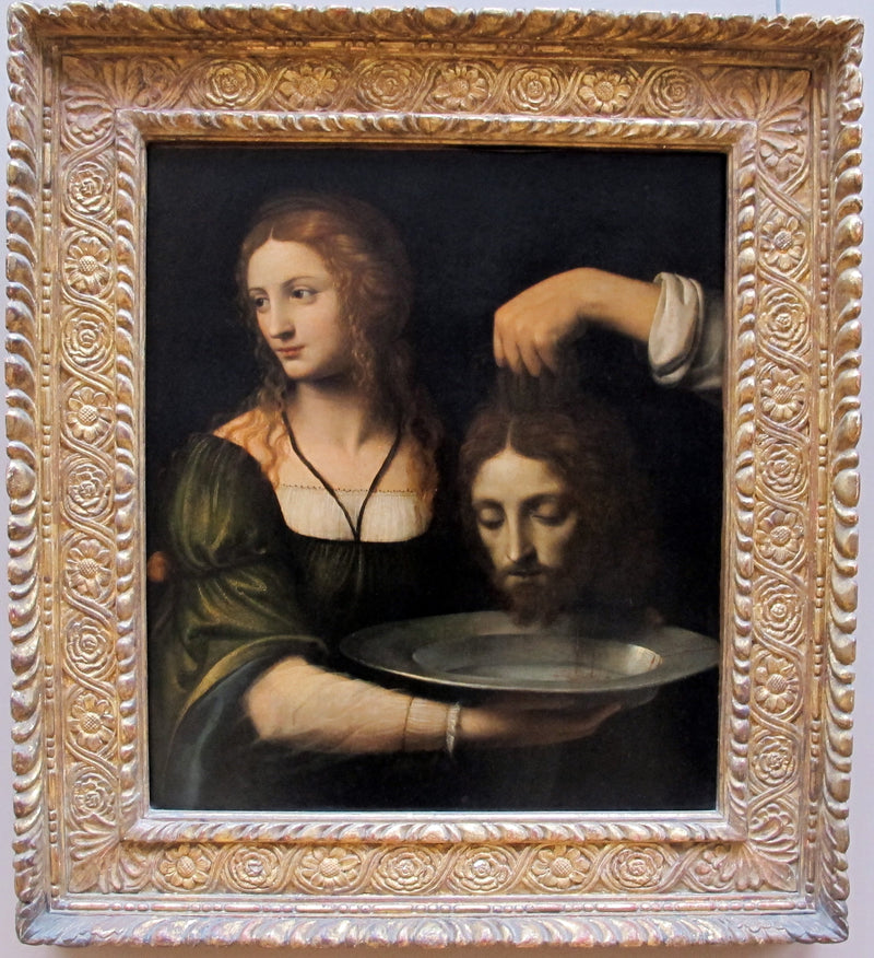 Salome mottar hodet til Johannes Døperen - Bernardino Luini