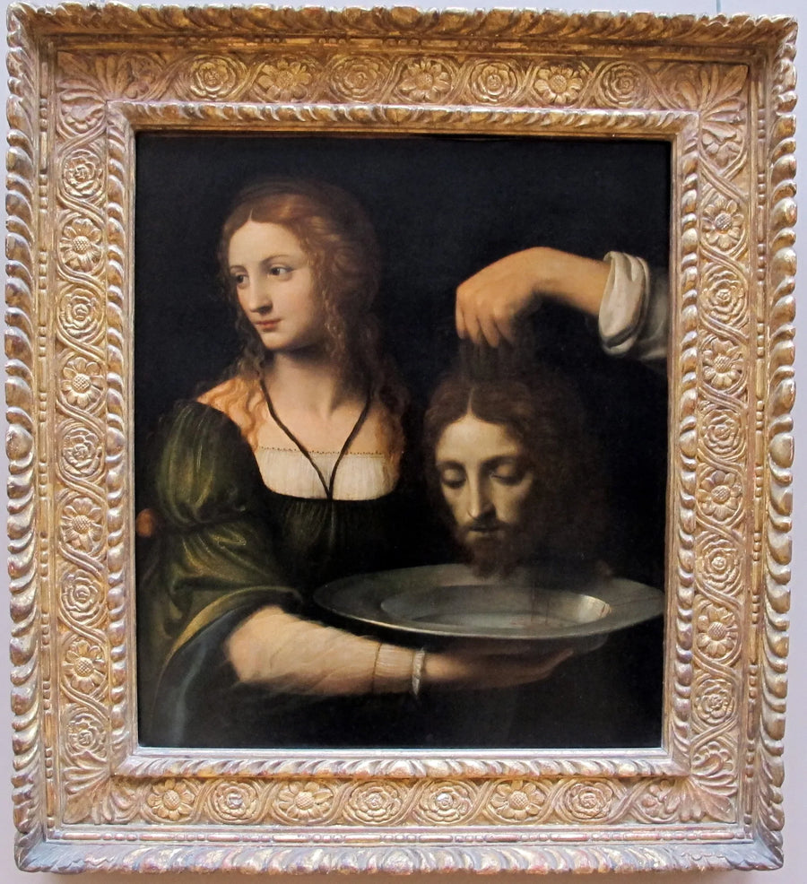Salome mottar hodet til Johannes Døperen - Bernardino Luini