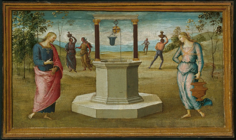 Samaritansk kvinne ved brønnen - Pietro Perugino