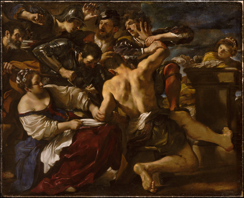 Samson fanget av filisterne - Guercino