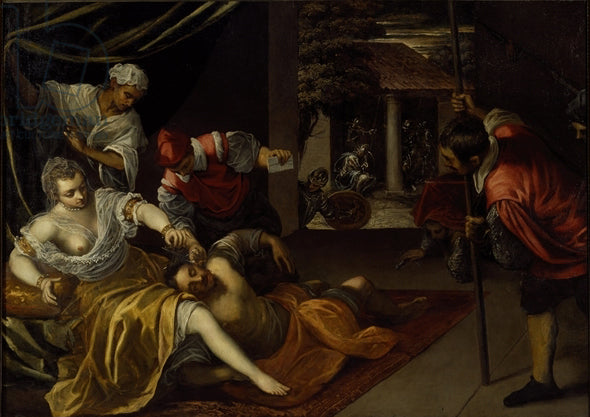 Samson og Dalila - Jacopo Tintoretto