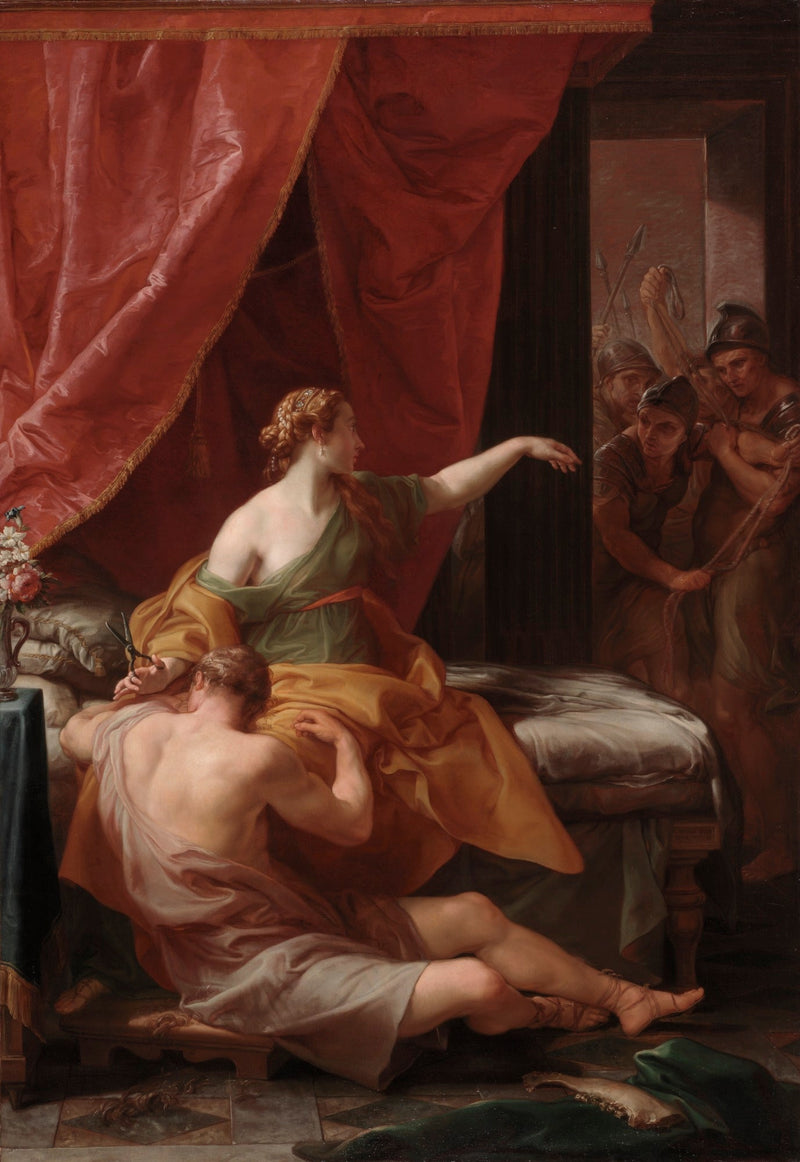 Samson og Dalila - Pompeo Batoni