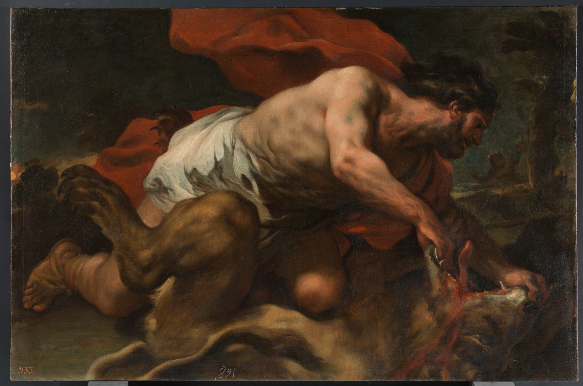 Samson et le lion - Luca Giordano - Alpha Reproduction