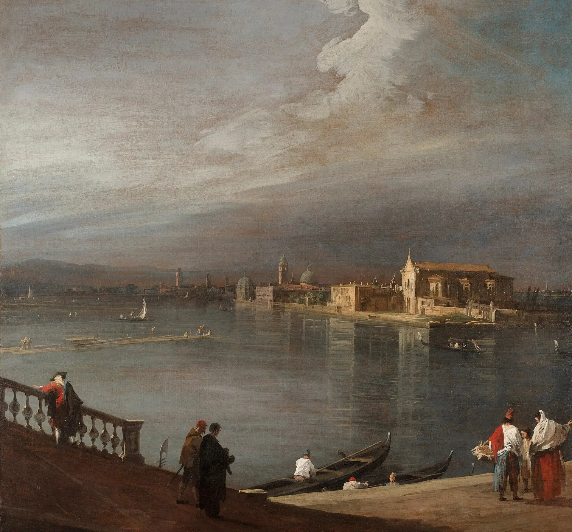 San Cristoforo San Michele et Murano depuis les Fondamenta Nuove Venise - Canaletto - Alpha Reproduction