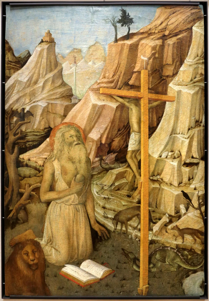 San Girloamo i ørkenen - Iacopo Bellini
