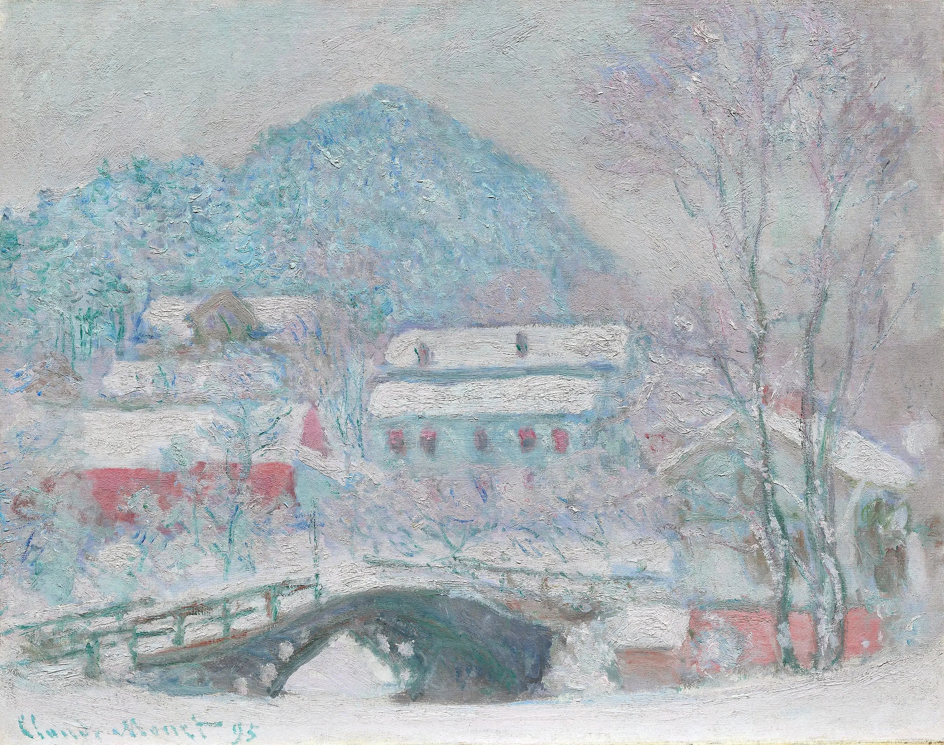 Reproduction du tableau « Sandvika, Norvège - Claude Monet » par Alpha Reproduction en peinture à l’huile