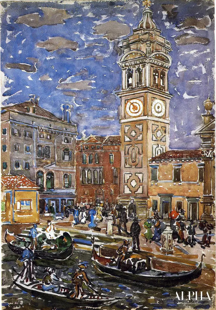 SanMaria Formosa, Venice - Maurice Prendergast - Reproductions de tableaux et peintures haut de gamme